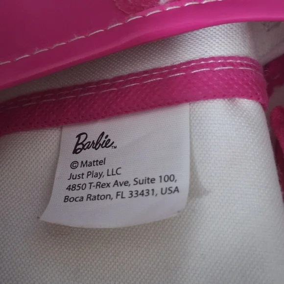 Barbie Backpack Vintage 2000s Puppy Bubblegum Pink Vinyl Purse Girls Kids Blue - Picture 5 of 9